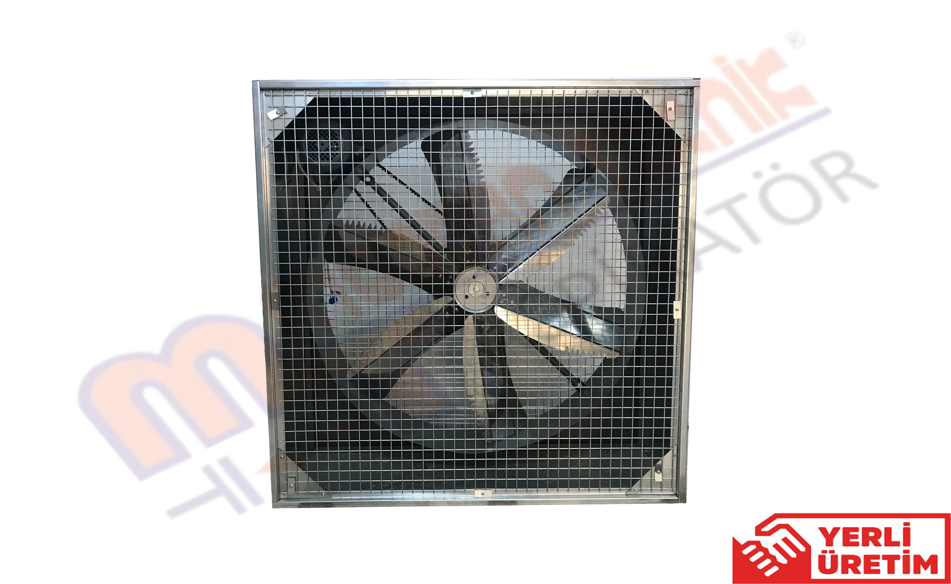 Kafes & Kümes Tavukçu Fanı (Önü Tel Izgaralı) — ölçü / teknik görsel 2