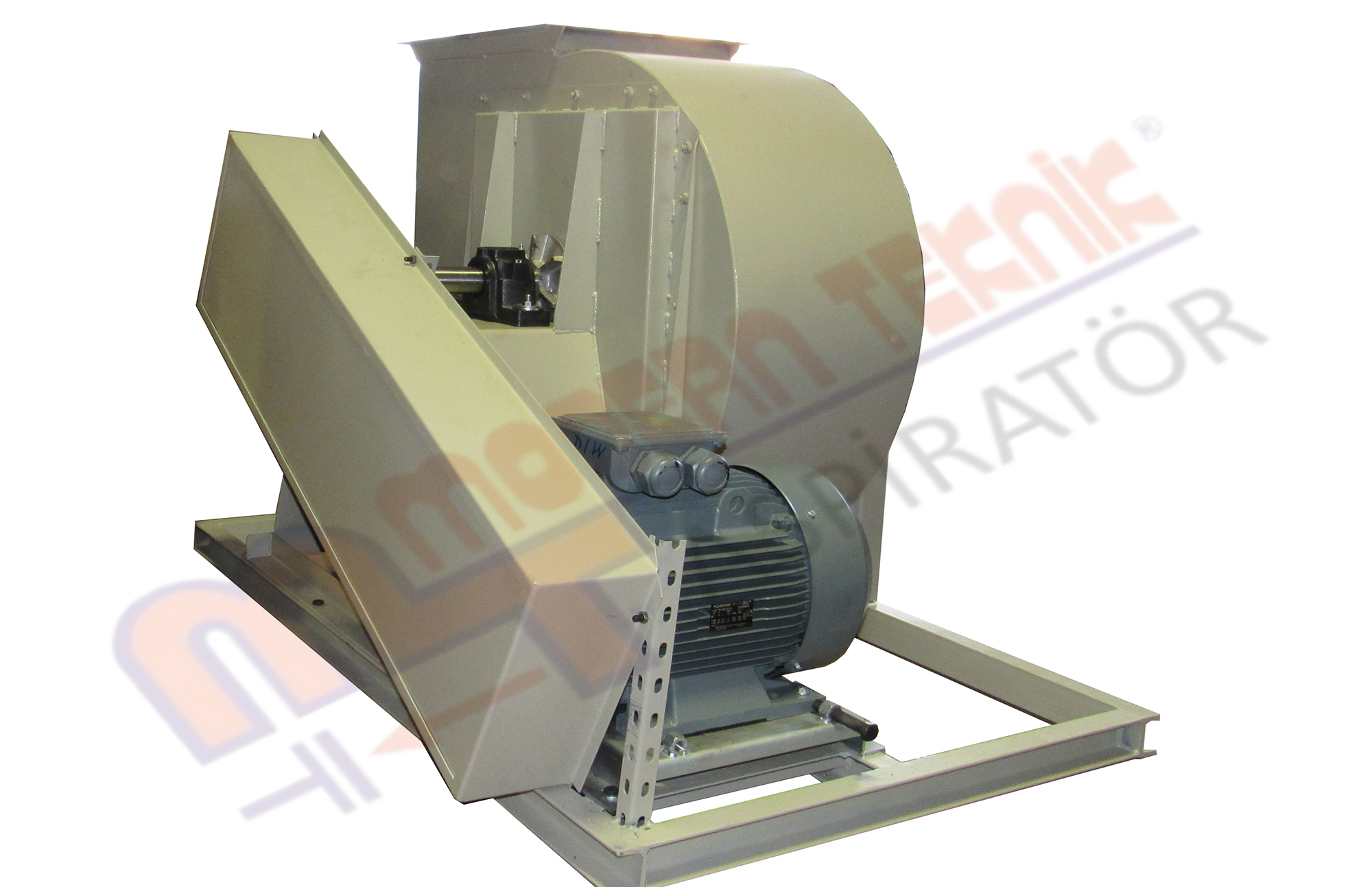 30 HP Kayış Kasnaklı Aspiratör — ölçü / teknik görsel 1