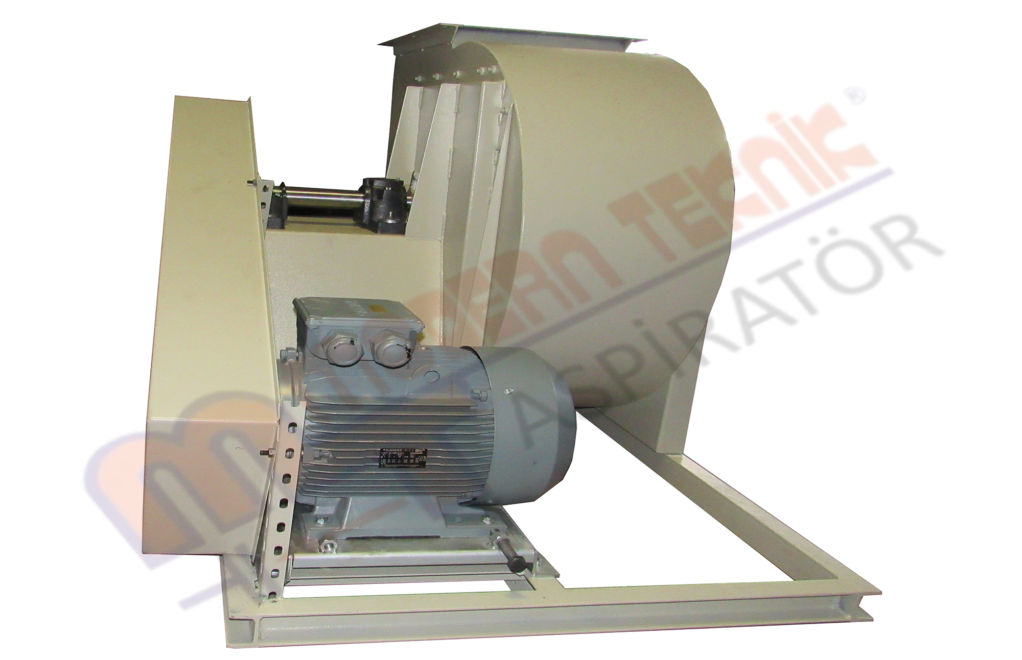 30 HP Kayış Kasnaklı Aspiratör — ölçü / teknik görsel 2